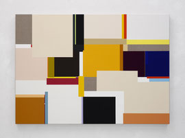 Richard Schur, Mirages, 2019, acrylic on canvas, 100 x 140 cm / 39 x 55 inch, available at Kristin Hjellegjerde Gallery, London and Berlin