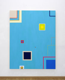 Richard Schur, Air, 2017, acrylic on canvas,  180 x 140 cm / 71 x 55 inch