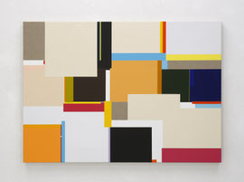 Richard Schur, Mirage, 2019, acrylic on canvas, 100 x 140 cm / 39 x 55 inch, available at Galerie Stefan Vogdt, Munich