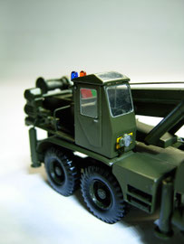 Faun der Schweizer Armee, stand ab 1973 - 1983 bei der Berufsfeuerwehr Bern im Einsatz. Zu beachten die Sondersignalisation.