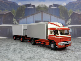 LIAZ Kipp-Anhängerzug, Losetransport (Sägemehl, Hobelspäne) / Interspan Tschopp
