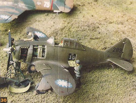 Model by Lean Louis Couston; inn Fine Scale Modeller Nov. 1997; a cutaway P-43 Lancer 