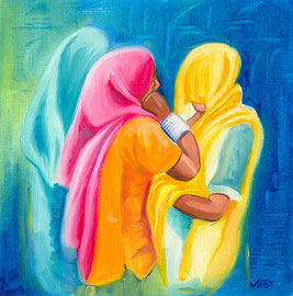 artiste peintre tableau huile petit format cadeau
