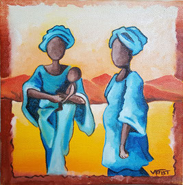 artiste peintre tableau huile petit format cadeau