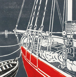 im Hafen  (30x30)