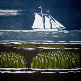 die Elbe  (30x30)
