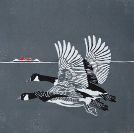 Wildgänse  (30x30)