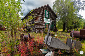 Bild: historic Trading Company in Wiseman, Alaska, "Trading Company 1910"; www.2u-pictureworld.de
