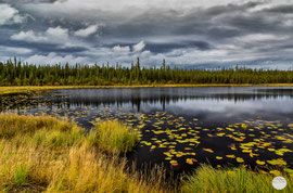 Bild: lake at Dalton Highway, Alaska on the first 100 miles, "lakeside stop"; www.2u-pictureworld.de