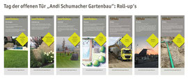 Andi Schumacher Gartenbau GmbH, Aarau Rohr: Roll-up's für den Tag der offenen Tür