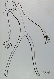 Was?, Tusche auf Papier, 21x30cm, 140 €