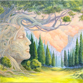Baum des Lebens, 80 x80 cm
