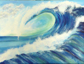 Die Welle, 60x80cm, verkauft