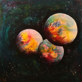 Triade, 80 x 80 cm