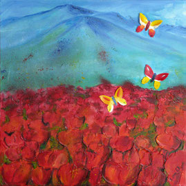 Leicht und frei, 50x50cm, verkauft