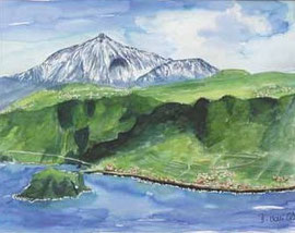 Teneriffa, 40x50cm, verkauft