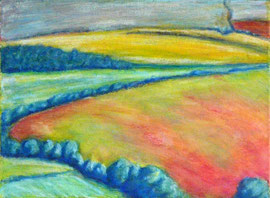 Landschaft am Morgen
