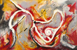 Verschlungen 2, 60x80cm, verkauft