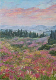 Blühende Stille, 50 x 70 cm