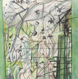 Technique mixte 15x15 cm