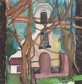 Technique mixte 15x15 cm
