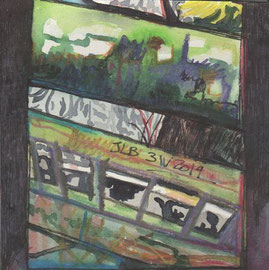 Technique mixte 15x15 cm