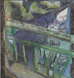 Technique mixte 15x15 cm
