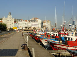 A Coruna - Hafen