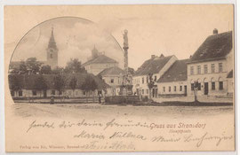 Stronsdorf 1903 Hauptplatz