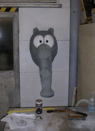 Grundbau Trophäe Ottifant für Otto Waalkes Show