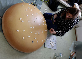 Burgerbrötchen für Zwilling, 