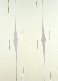 songbird 6, 2018, 80*57 cm, Eitempera auf Voile