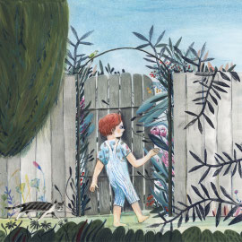 Doppelseite Bilderbuch "Opa ich kann Hummeln zähmen", Monika Feth, cbj Penguin Random House, 2023