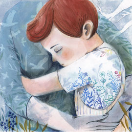 Doppelseite Detail Bilderbuch "Opa ich kann Hummeln zähmen", Monika Feth, cbj Penguin Random House, 2023