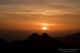 Tramonto e Corni di Canzo (foto dal Monte Coltignone)