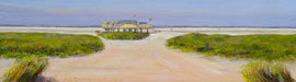 º Strandpaviljoen, o/a/p, 34x10cm