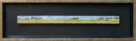 De horizon achter Niezijl, o/a/p, 38,5x2,8cm