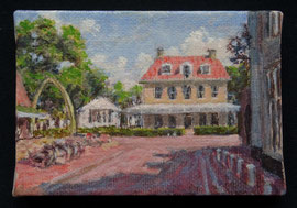Bernsdorff,  o/doek, 10x7cm
