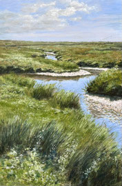 º Zomer op de kwelder, o/a/p, 22x33cm