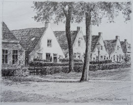 º Schier, Langestreek, potlood, 16x12,5cm