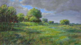 º Diekgat, bij Saaksum, o/p/, 45x25cm 