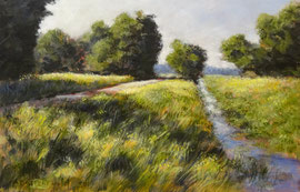 Madijk bij Terborg, o/a/p, 47,8x30,8 cm