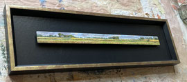 De horizon achter Niezijl, o/a/p, 38,5x2,8cm