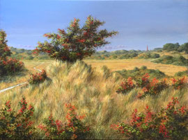 º Grote Meidoornstruik, a/p, 120x90cm, opdracht