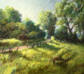 Hoornsedijk, ochtendlicht, o/a/p, 55x48cm