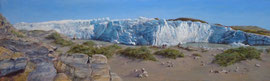 'Het einde van de gletsjer' (Groenland), a/p, 170x51,5cm