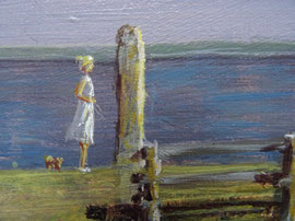 Jachthaven-pier, detail... wachten op...