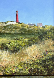 º Zomerse duinen met vuurtoren, ged.
