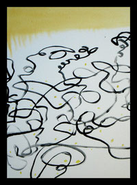 Sandy Drawing 02, 18”x 24” / 海边写意 02, 46 x 61cm, 2009