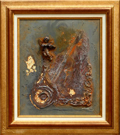 46 x 55 - "Violon rouillé" - VENDU